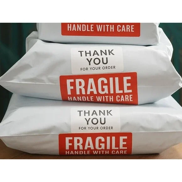 Reselling Starter Kit Shipping Supply Poly Mailer Bags Fragile Label Bubble Wrap - Picture 4 of 6